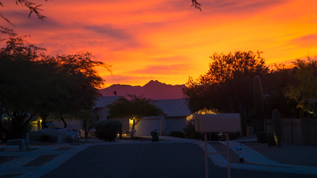 Friday Feast photo of the week: This week's sunset